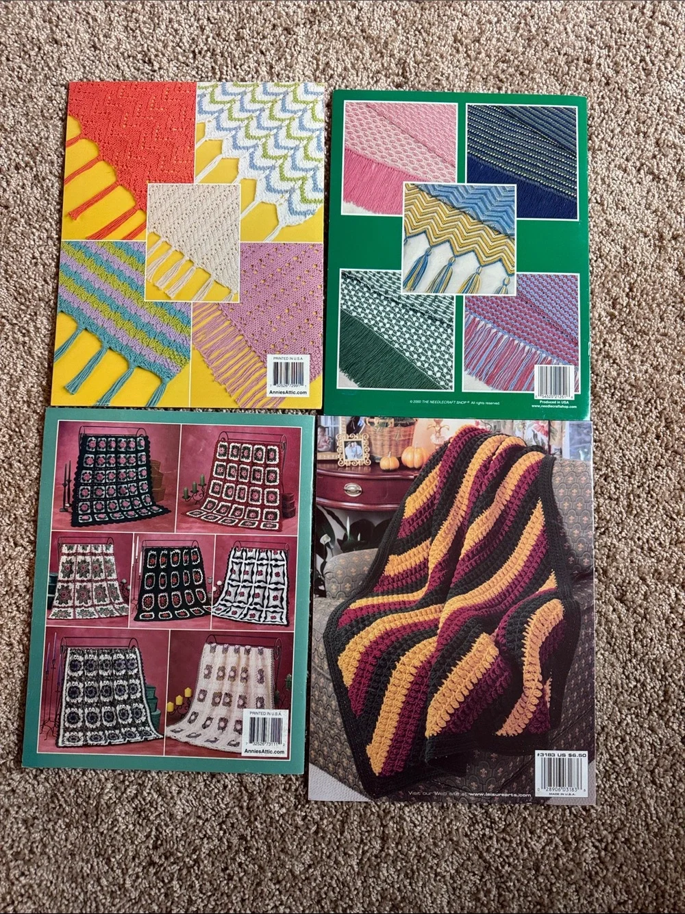 Lot of 4 Vintage Leisure Art Booklets
